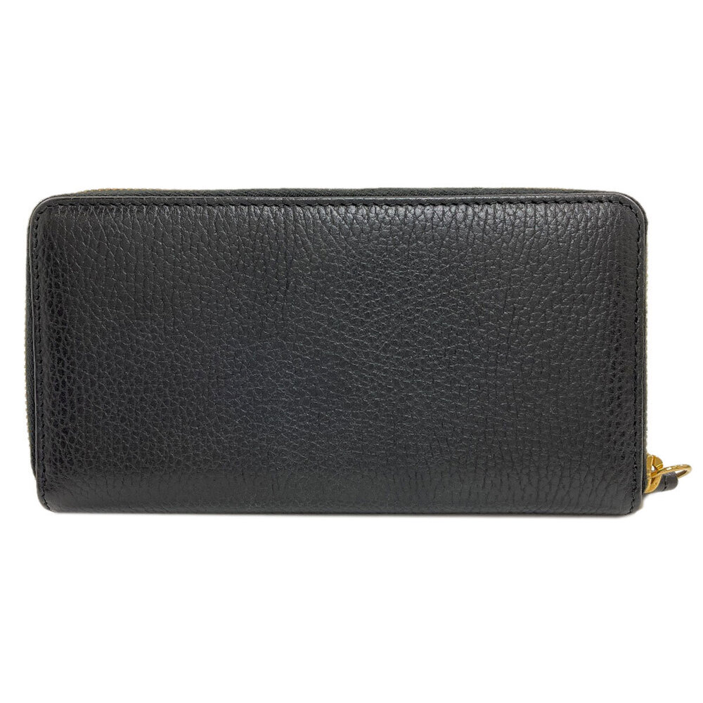 Gucci Double Long GG Wallet Leather Black